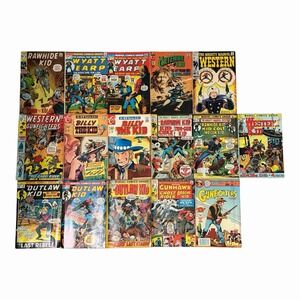 Lot Of 16 Vintage Western Comic Books Marvel Charlton Reader Copies
